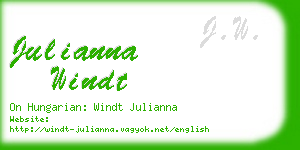 julianna windt business card
